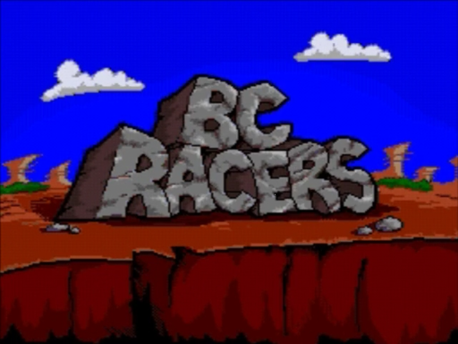 BC Racers title screen for 3DO